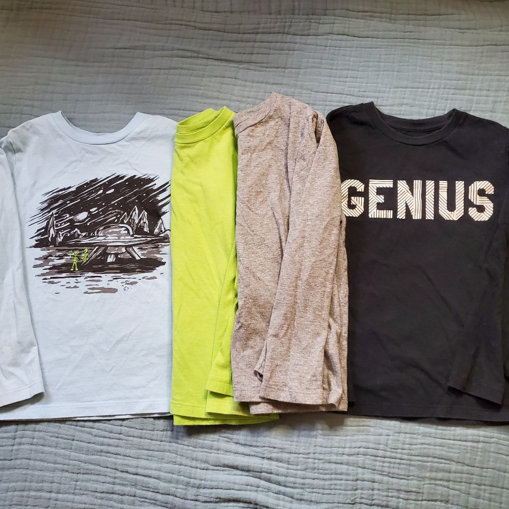 *four* spotted zebra shirts